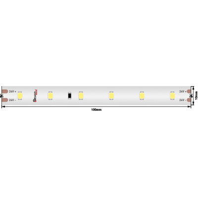 Светодиодная влагозащищенная лента DesignLed 6W/m 60LED/m 2835SMD теплый белый 50M 004375