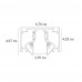 Шинопровод магнитный встраиваемый Arte Lamp Linea-Accessories A473206