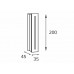 Встраиваемый светодиодный светильник Italline IT03-1420 white